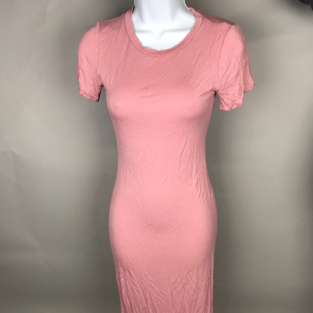 Fashion Nova Pink Midi Dress